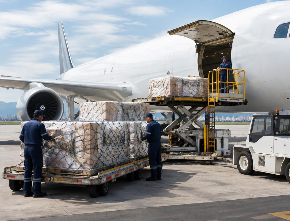 Operação de transporte aéreo de cargas